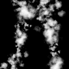 Abstrack illistration, mounster, art, black and white smoke, smoke background