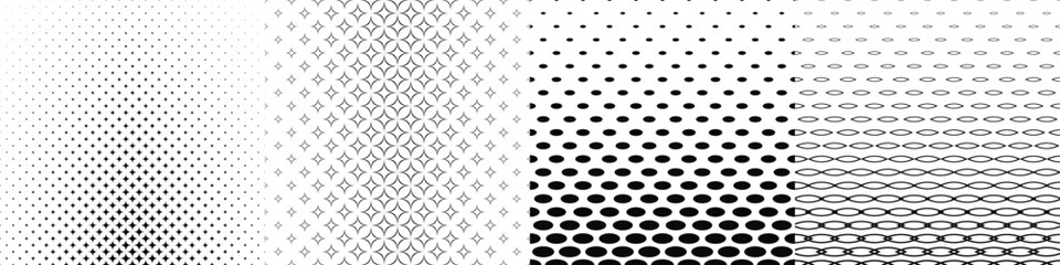 Black and white pattern collection