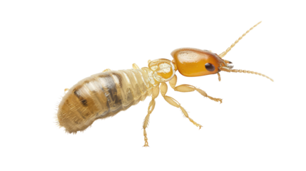 Ant on transparent background