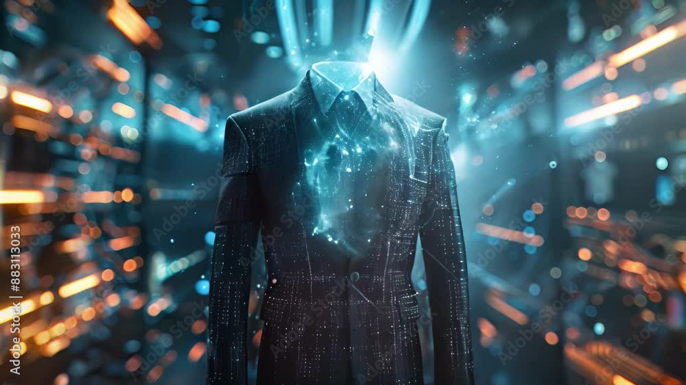 Poster a tailored suit with 6g sensors stitched into the fabric that can track and measure stress levels pr