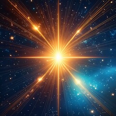 Naklejka premium abstract background with stars