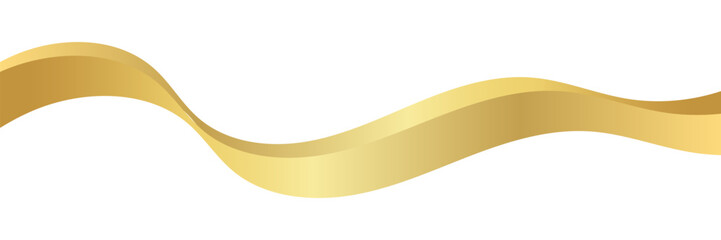 gold wave curve, golden wave corner shape for element, stripes ribbon golden graphic, striped gold