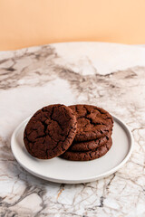 dark chocolate chip cookies