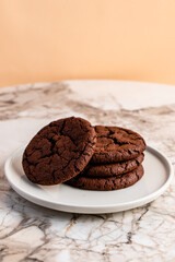 dark chocolate chip cookies