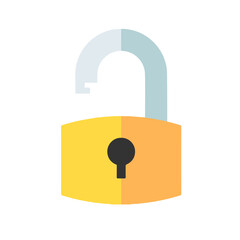 unlocked padlock