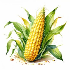 Fresh Corn on the Cob with Husks
