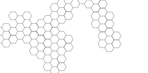 Abstract background with honeycombs seamless pattern hexagon. Abstract background with lines. Modern simple style hexagonal graphic concept. Background with hexagons.