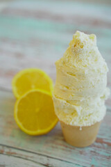 Helados y postres de limón