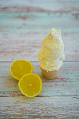helados postres limón