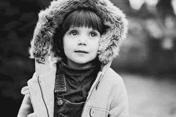 Portrait of toddler girl