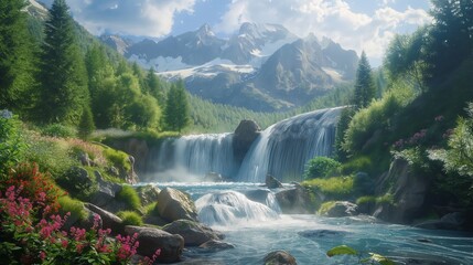 Fototapeta premium Nature's Grand Canvas