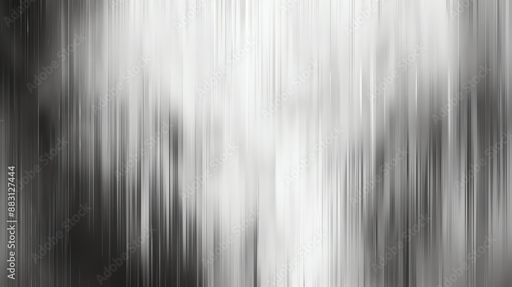 Poster an abstract background with vertical blurred lines of gray and white.