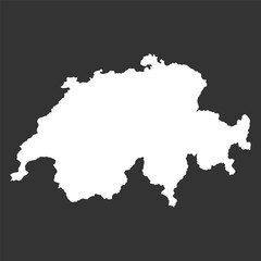 Switzerland map background with states. Sweden map isolated on white background with flag. Vector illustration map in eps 10.