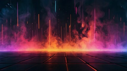 Obraz premium abstract background with glowing lines