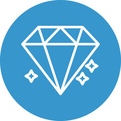 Diamond Vector Line White Circles Multicolors