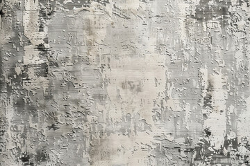 Fototapeta premium A highresolution texture of a light grey and white distressed area rug, with subtle grunge elements for an artistic touch. The pattern is dense yet airy to create depth on the surface, perfect as a b
