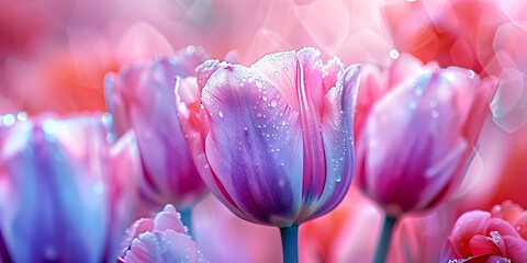 tulip flower, ai generated.