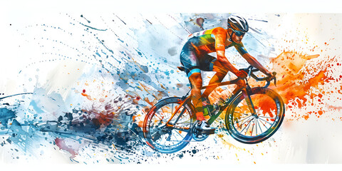 Take in the excitement and energy of riding while seeing vibrant bursts of color.