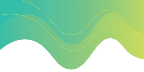 Colorful template banner with gradient color. Design with liquid shape. vector