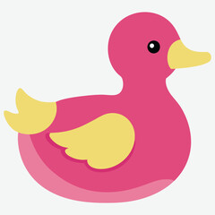 A colorful duck vector eps