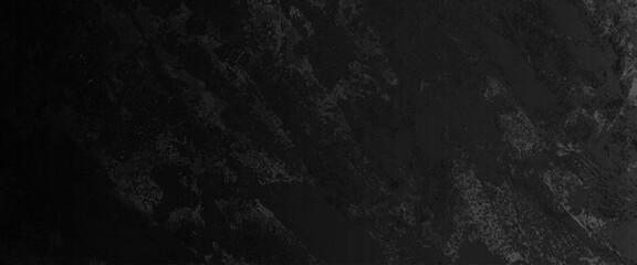 Vector black texture grunge surface of stone wall cement design element.