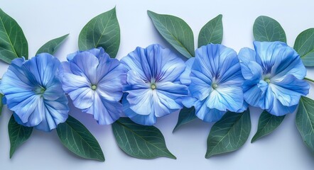 Blue Flower Wreath Decoration, Handmade Bouquet Arrangement, Wedding Centerpiece