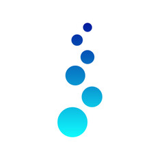 chiropractic spine logo circle vector eps