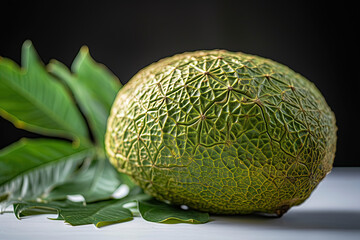 Obraz premium breadfurit on black background