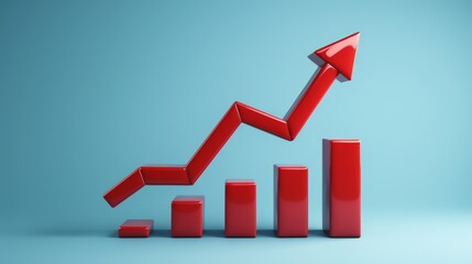 Growth up arrow sign business success graphic design