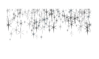 Falling star. Cloud of stars isolated on transparent background. Vector illustration Abstract Vector Illustration.