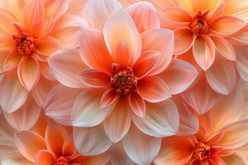 Fototapeta premium Vibrant Orange and Yellow Chrysanthemum Flowers
