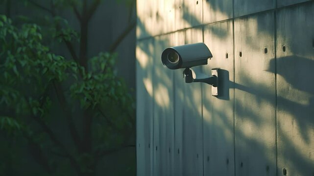 Security, CCTV cameras in the office building, Outdoor CCTV Security camera, Home security system concept	