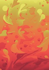 red and yellow background