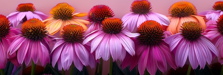 Vibrant Pink Daisies in Bloom
