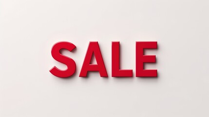 Sale banner isolated on white background