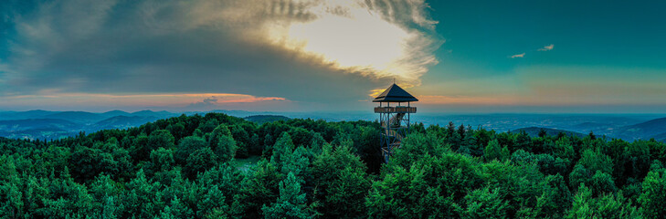 Kamianna wieża widokowa lato 2024 © Maciej G. Szling