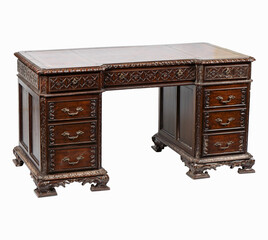 antique furniture isolated on white