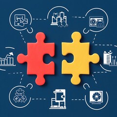 A puzzle with missing pieces that spell out different financial goals reminding us that each piece