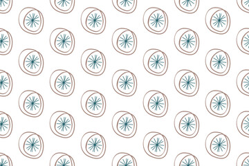 Abstract boho seamless pattern background illustration