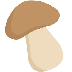 Eryngii Mushroom cartoon