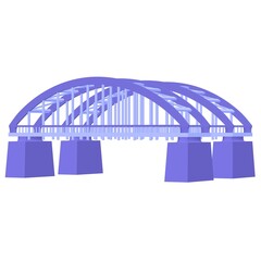 Bridge connection structure.