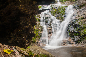 Waterfall in the national park forest