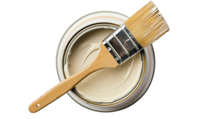 Paint on a transparent background