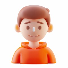 Colorful Clay Avatar for Social Media Profile Generative AI