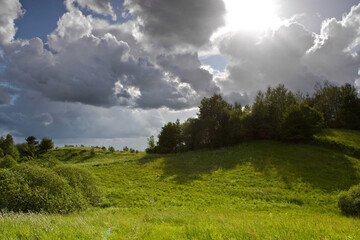 Obłoki nad polami © Robert