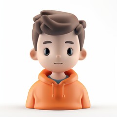 Colorful Clay Avatar for Social Media Profile Generative AI
