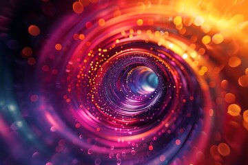 Resilience of teams illustrated in a surreal style, captured from a close-up angle with a radial composition and a motion blur effect, illuminated by spotlight, featuring a jewel tones color