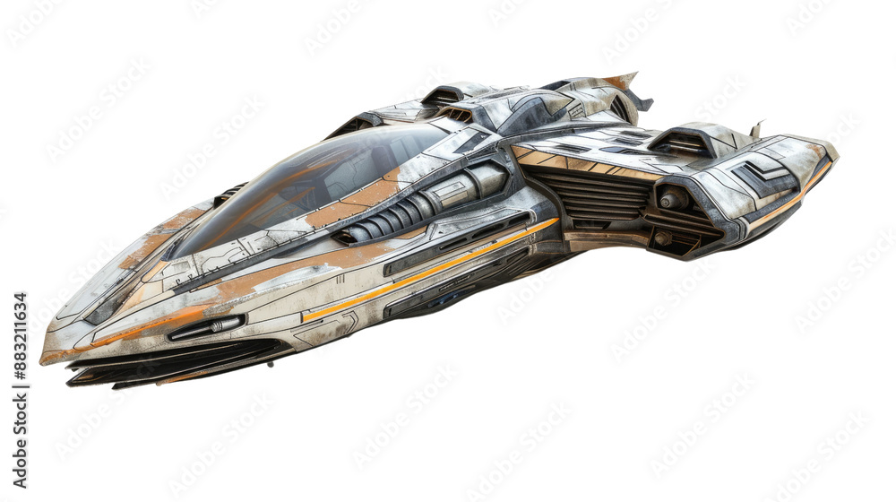 Canvas Prints space shuttle on transparent background