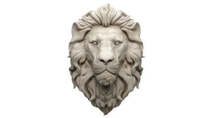 Obraz premium lion head on transparent background