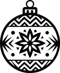 Christmas ornament illustration. decoration, winter, christmas, background, ornament, holiday, celebration, season,banner, snowflake